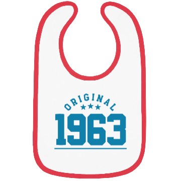 Discover 60 Years Vintage 1963 Retro 60th Birthday Bibs