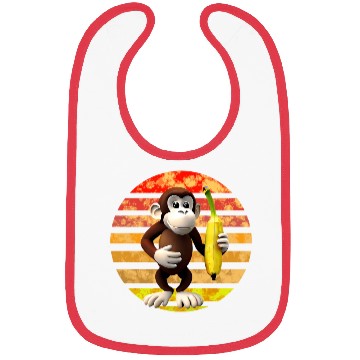 Discover Banana monkey Bibs