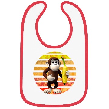 Discover Banana monkey Bibs