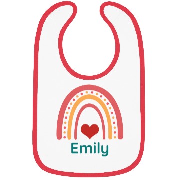 Discover Emily Vintage Boho Rainbow Bibs