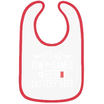 Discover Fun And Games Drone Battery Quadcopter Pilot Bibs