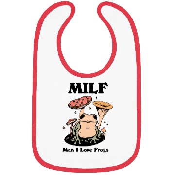 Discover milf man i love frogs Bibs