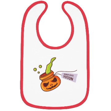 Discover Pumpkin Spice Potion Coffee Enthusiast Halloween Bibs
