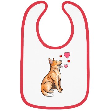 Discover Dog Love with Heart Bibs