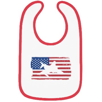 Discover F-4 Phantom Fighter Jet American Flag F4 Phantom Bibs