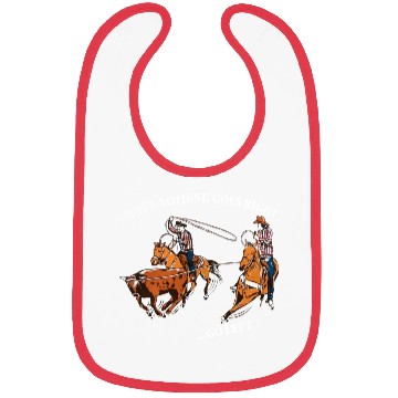 Discover Retro Cowboy Riding When Nothing Goes Right Bibs