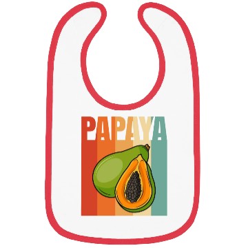 Discover Retro Papaya Bibs
