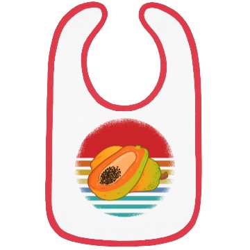 Discover Retro Papaya Bibs