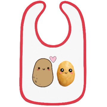 Discover I love you potato Bibs