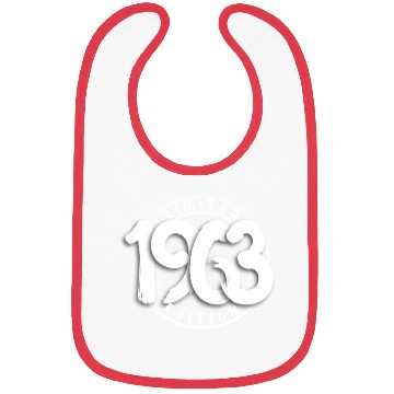 Discover 60 Years Vintage 1963 Retro 60th Birthday Bibs