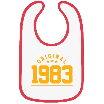 Discover 40 Years Vintage 1983 Retro 40th Birthday Bibs