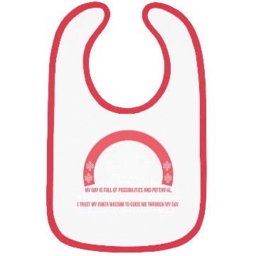 Discover Positive Affirmation Daily Motivation Buddha Mantr Bibs