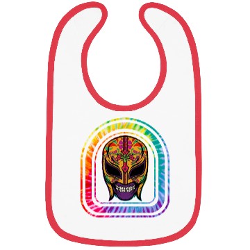 Discover Dia De Los Muertos Bibs, Lucha Libre El Santo