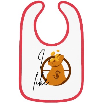 Discover money dollar Bibs