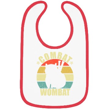 Discover Combat Wombat For A Wombats Lover Bibs