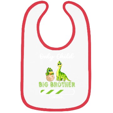 Discover Big brother dinosaur Bibs