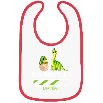 Discover Big brother dinosaur Bibs