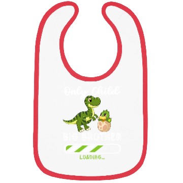 Discover Big brother dinosaur Bibs