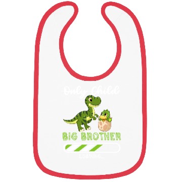 Discover Big brother dinosaur Bibs