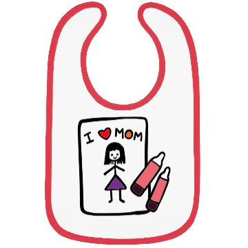 Discover i love mom Bibs