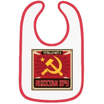 Discover Funny Russian Spy USSR Soviet Union Russia Hammer Bibs