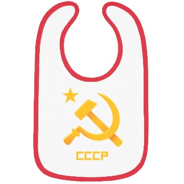 Discover USSR Soviet Union Russia Hammer Sickel USSR Flag C Bibs