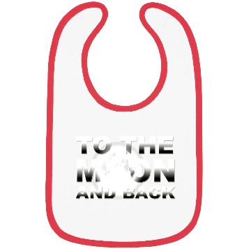 Discover TO THE MOON AND BACK SILVER Bibs