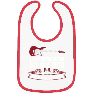 Discover Metal Guitar Dog Bibs