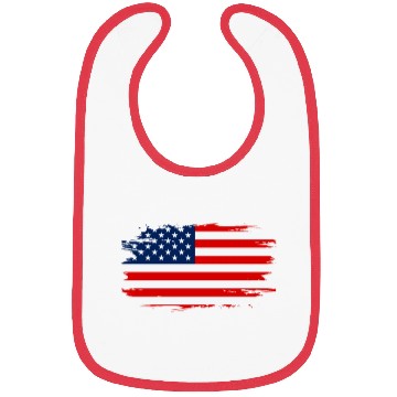 Discover American flag Bibs