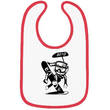 Discover Eat Sleep Snowboarding Repeat Bibs