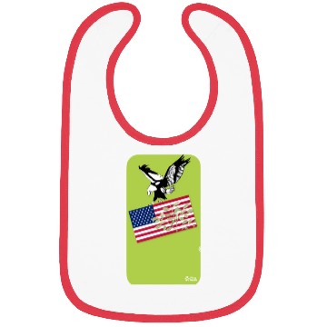 Discover American Green- American Eagle Bibs