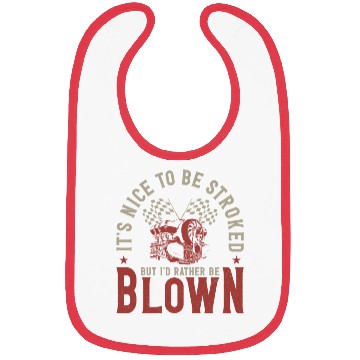 Discover Drag Racing Race Car Pun It's Nice Bibs