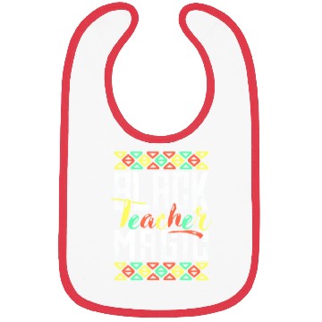 Discover Black Teacher Magic Bibs