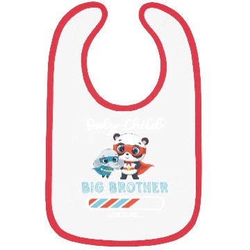 Discover Big brother super hero panda elephant Bibs