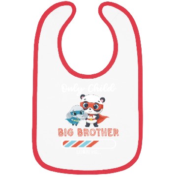 Discover Big brother super hero panda elephant Bibs