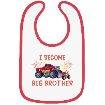 Discover Big brother car monstertruck Bibs