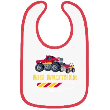 Discover Big brother car monstertruck Bibs