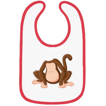 Discover Funny Monkey Chimpanzee - Funny Orangutan Monkey Bibs