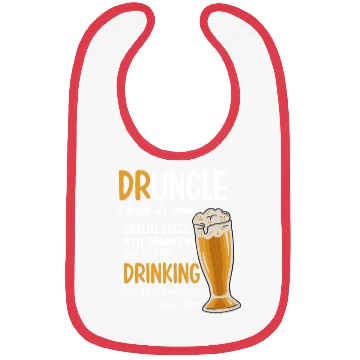 Discover Druncle Dictionary Funny Drinking Uncle Bibs