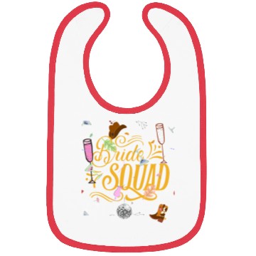 Discover Bachelorette cowgirl disco 80s party Bibs