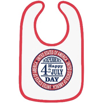 Discover Independence Day Bibs