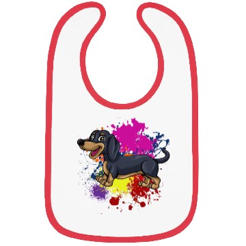 Discover Dachshund Gift Dixie Wiener Doxie Dackel Bibs