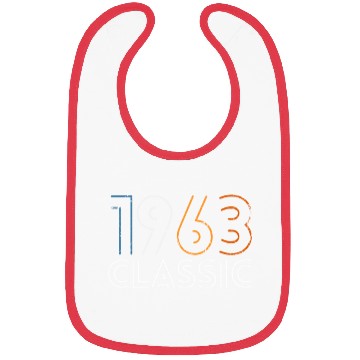 Discover 60 Years Vintage 1963 Retro 60th Birthday Bibs