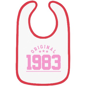 Discover 40 Years Vintage 1983 Retro 40th Birthday Bibs