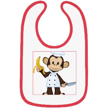 Discover Banana monkey cooks Bibs