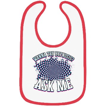 Discover Wanna Try Hypnosis Psychology Sleep Hypnotist Bibs