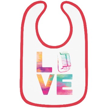 Discover Karaoke Singer Microphone Vocalist Bibs