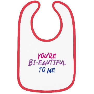 Discover You're Bi-Eautiful To Me Bisexual Pride Bibs