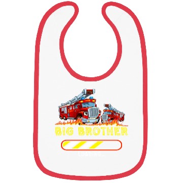 Discover Big brother fire truck fireman 2023 Bibs