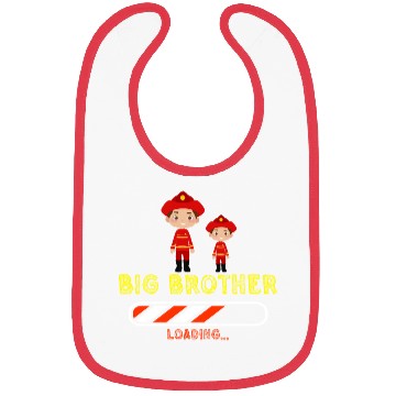 Discover Big brother fire truck fireman 2023 Bibs